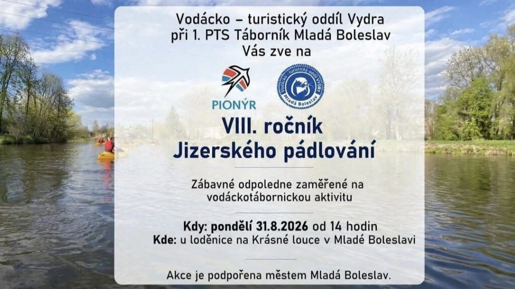 Pozvánka: VIII. ročník Jizerského pádlování
